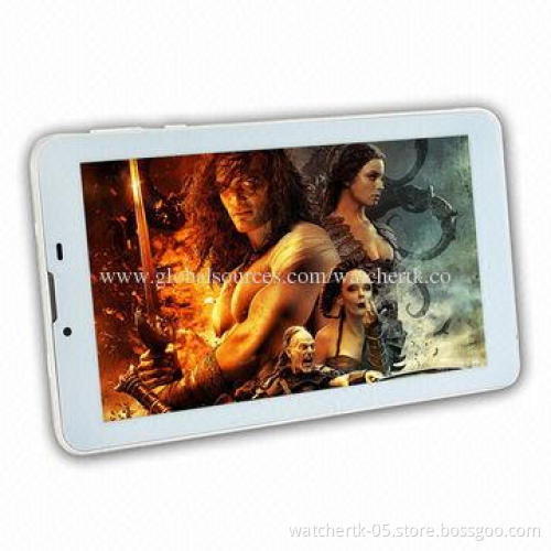 7-inch Dual-core Android tablet with dual cameras, 2G talk, 1/8GB, Bluetooth, GPS